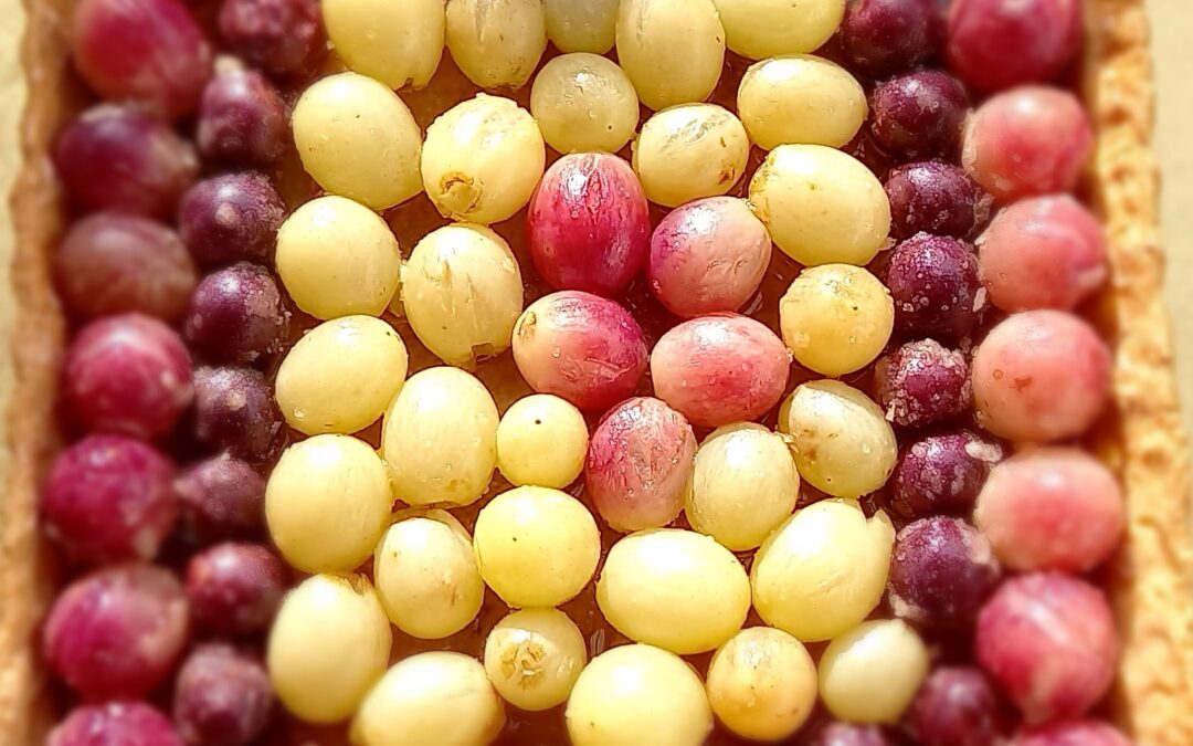 La tarte aux raisins multicolores